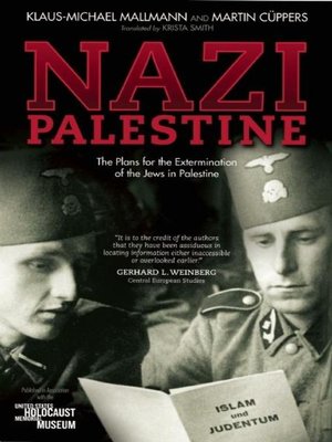 cover image of Nazi Palestine